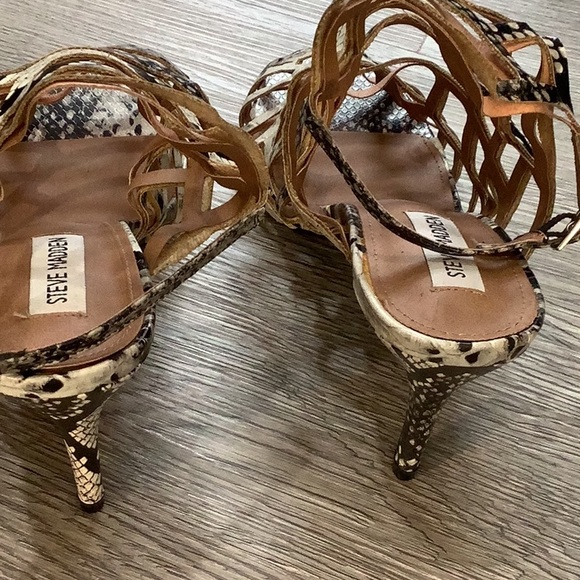 Steve Madden Snake Skin Stilleto Heels - Picture 7 of 10